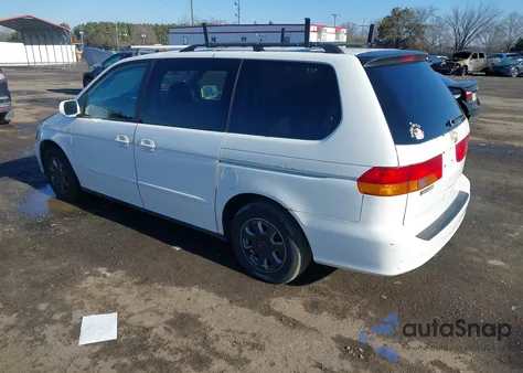 2002 Honda Odyssey Ex-L from USA, damaged, VIN 2HKRL18932H551939